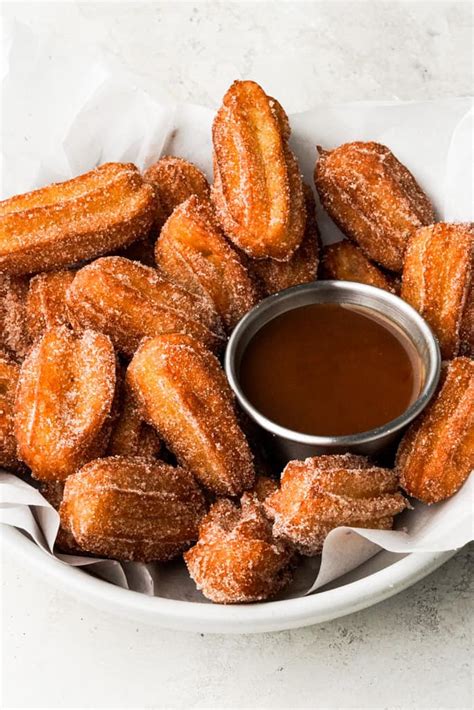 Churro Bites With Miso Caramel Whisper Of Yum