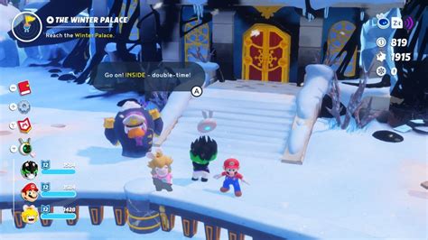 The Winter Palace Mario Rabbids Sparks Of Hope Guide Ign