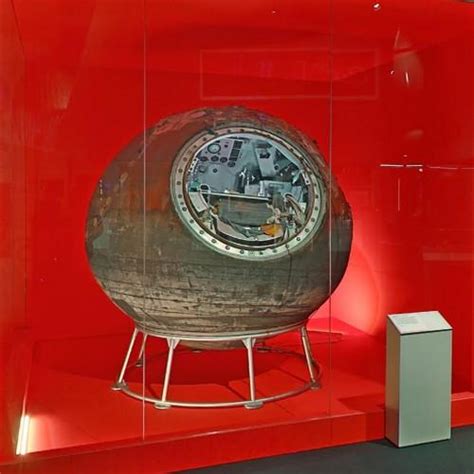 Vostok 6 capsule and Valentina Tereshkova at London Science Museum in ...