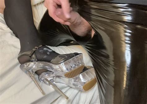 Cum On Transparent High Heel Sandals Nude Pics XHamster