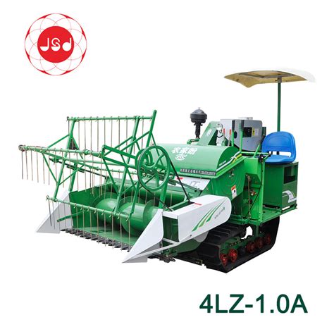 4lz 1 0 Rice Wheat Full Feeding Creeper Self Propelled Combine Harvest