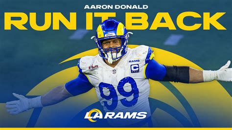 Los Angeles Rams Defensive Lineman Aaron Donald Is Back