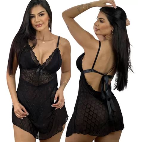 Camisola Feminina Transparente Luxo Sensual Sex Frete Grátis Parcelamento sem juros