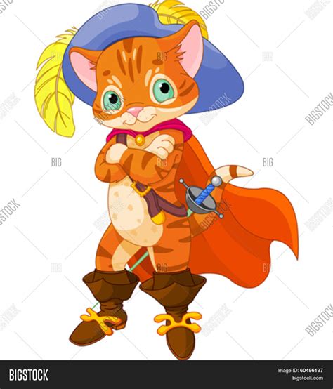 Puss Boots. Cartoon Vector & Photo (Free Trial) | Bigstock