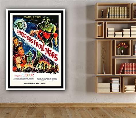 Retro Aliens Set of 4 Movie Print Retro Aliens Movie Wall - Etsy