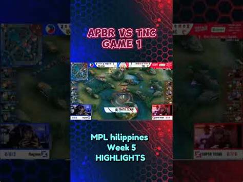 Playoffs Secured Na Apbren Vs Tnc Pro Game Mplph S Week