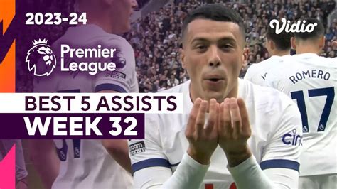 5 Assist Terbaik Matchweek 32 Premier League 2023 24 Vidio