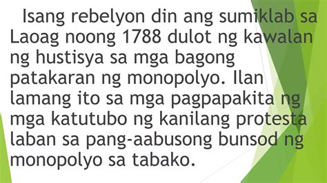 AP 5 Pag Aalsa Dahil Sa Monopolyo Ng Tabako Pptx