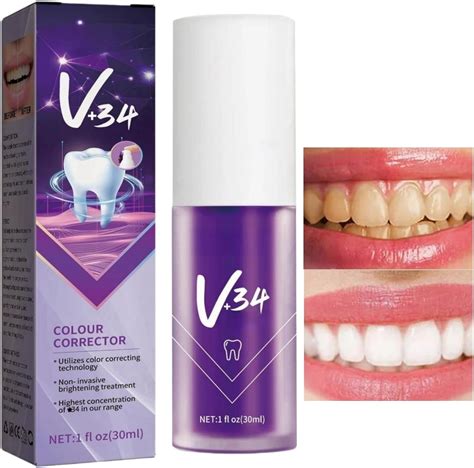 Purple Toothpaste For Teeth Whiteningv Colour Corrector Toothpaste