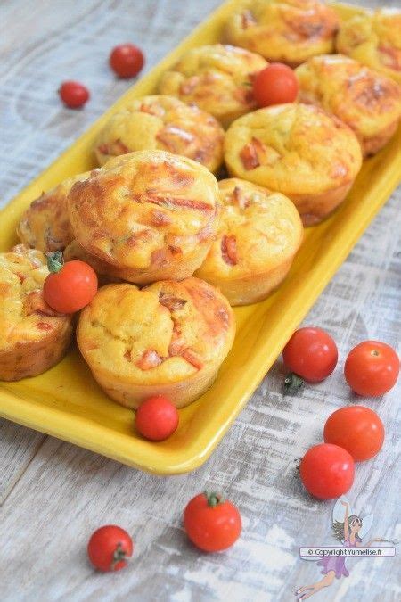 Muffins tomate et lardons mini cakes salés Recette Idée recette