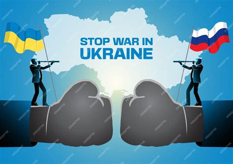 Stop oorlog oekraïne rusland conflict oekraïne rusland oorlog | Premium ...