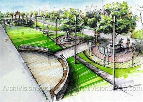 Planta Humanizada Paisagismo Landscape Architecture Plan Landscape