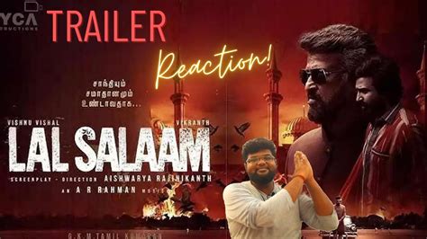 LAL SALAAM Trailer Reaction Superstar Rajinikanth Vishal Vikranth