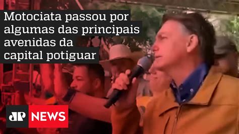 Bolsonaro Participa De Cio E Motociata Em Natal Youtube