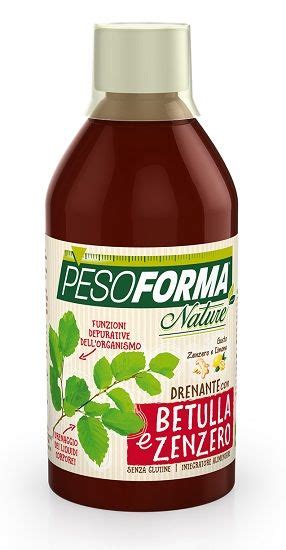 Pesoforma Nature Integratore Drenante Betulla E Zenzero Ml Aiuta