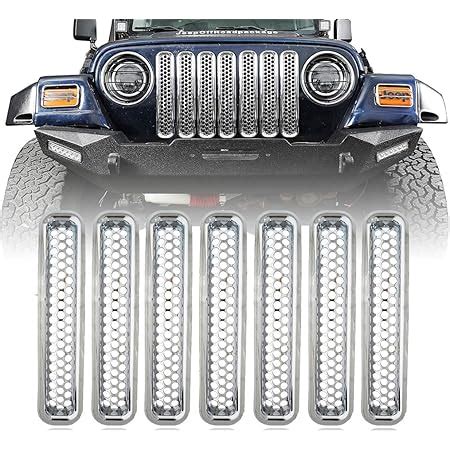 Amazon Hooke Road Wrangler Grill Mesh Inserts Front Grille Guard