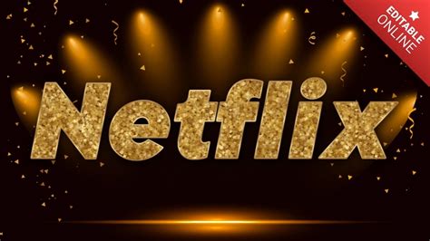 Netflix Happy New Year Font Style Text Effect Generator