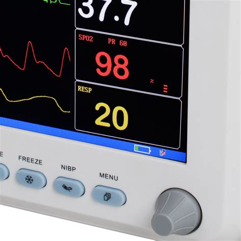 Patient Monitor 8 Inch ICU CCU Vital Sign 6 Parameter Rechargeable SpO2