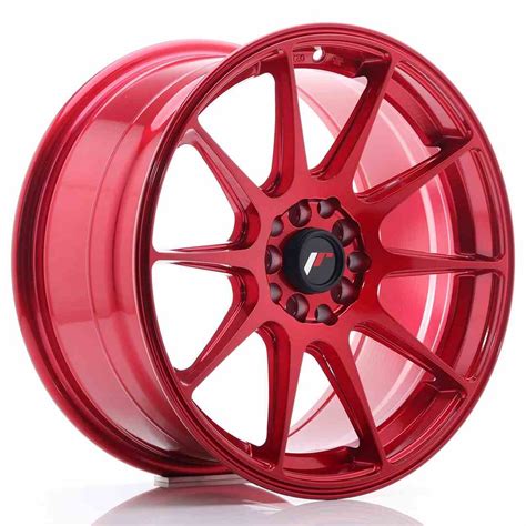 Japan Racing JR Wheels JR11 17x8 25 ET35 5x100 5x114 3 Red JDMDistro