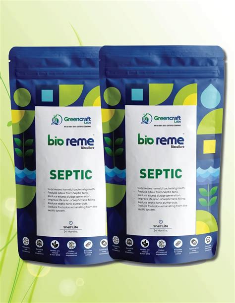 Greencraft Labs Bio Reme Septic Tank Cleaner I Reduces Sludge Build Up