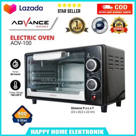 Oven Electric Oven Advance Aov Kapasitas Liter Lazada Indonesia