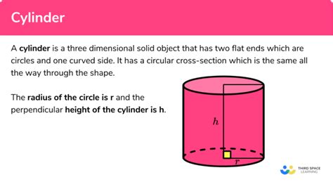 Cylinder Gcse Maths Steps Examples And Worksheet