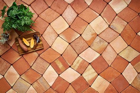 Terracotta Floors Handmade Artisanal Terracotta Floor Tiles