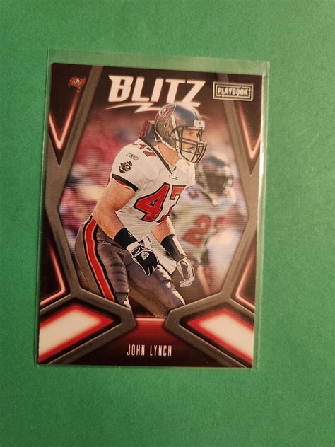 Panini Playbook John Lynch Blitz Nrmt Or Better Ebay