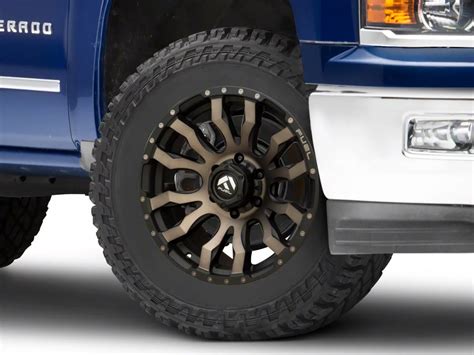 Fuel Wheels Silverado 1500 Blitz Matte Black Double Dark Tint 6 Lug