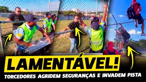 Torcedores Agridem Seguran As E Invadem Pista Ap S Gp Do Brasil