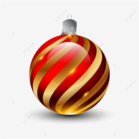 Realistic Christmas Ornaments Vector Hd Png Images Realistic Christmas