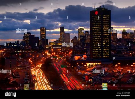 Downtown Montreal Quebec Canada Stock Photo Alamy