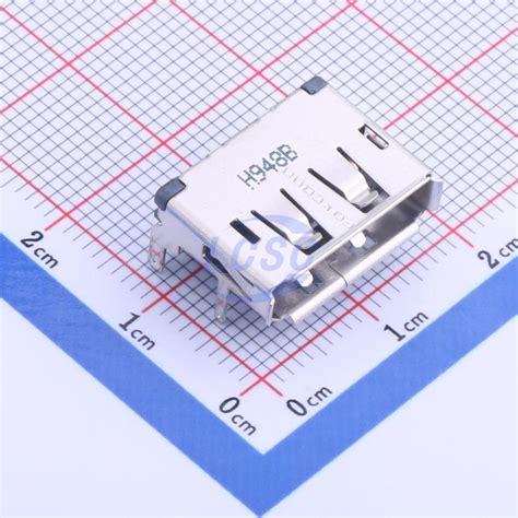 3VD11207 87AA 4H FOXCONN Connectors Push Pull DisplayPort DP