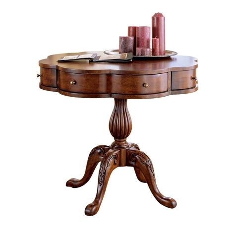 Butler Specialty Masterpiece Plantation Cherry Round End Table At