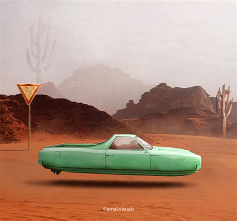 Floating car on Behance