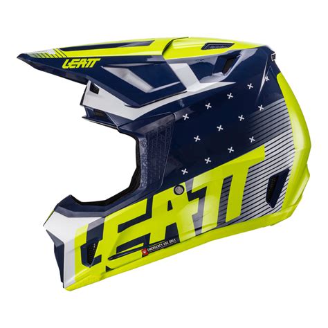 Leatt Helmet Kit Moto V Blue Tracktion Motorcycles