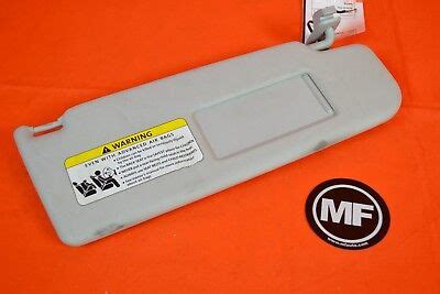 VW MK5 JETTA Golf Passenger Sun Visor 1K0 857 552M 2F4 EBay