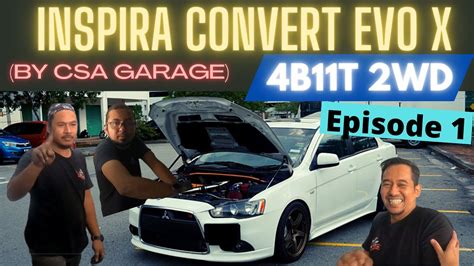 Inspira Convert Evo X B T Wd Manual Ep Turun Engine Gearbox