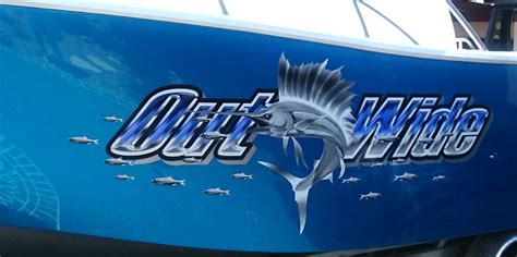 Out Wide - Custom Boat Graphics | A team