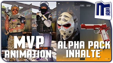 Rainbow Six Siege Leak Valkyrie And Iq Elite Mvp Animation Neue Alpha Pack Inhalte Youtube