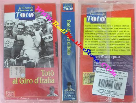 FILM VHS TOTO AL GIRO D ITALIA Il Grande Cinema Di FABBRI SIGILLATA