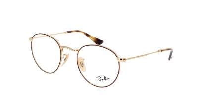 Brille Ray Ban Round Metal Optics Havana RX3447 RB3447V 2945 47 21