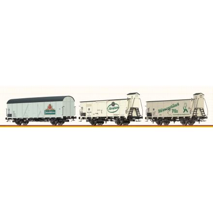 Brawa 50700 H0 SET TNF G10 Bierwagen DR DR 3 Modellbau Fischer