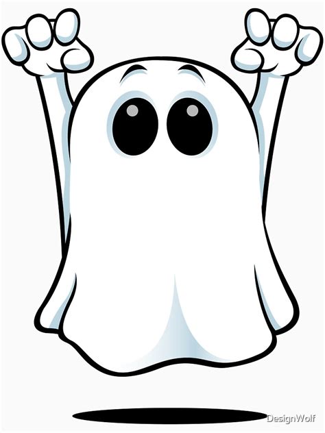 "Cartoon Ghost" T-shirt by DesignWolf | Redbubble