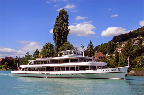 MS Stadt Thun Auf Der Aare In Thun