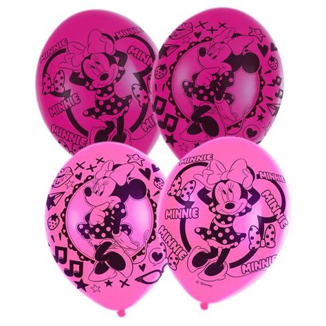 Minnie Mouse Latex Balloons 28cm 6pcs Buy At Best Price From Mumzworld