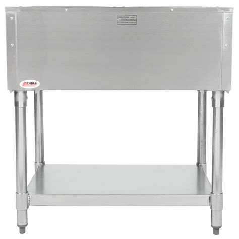 Eagle Group DHT2 Open Well Two Pan Electric Hot Food Table 120V