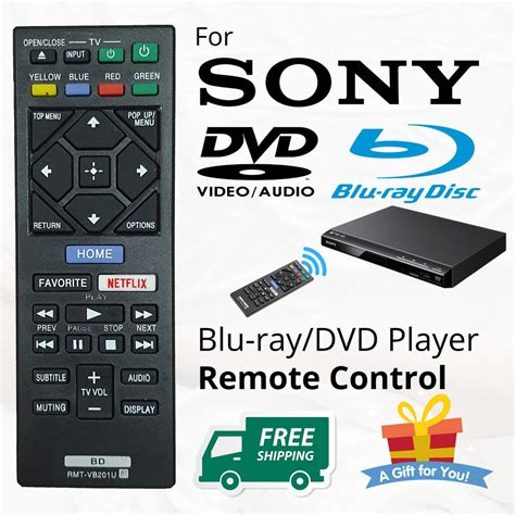 Sony Blu Ray DVD Disc Player RMT VB201U Remote Control BDP S3700 BDP