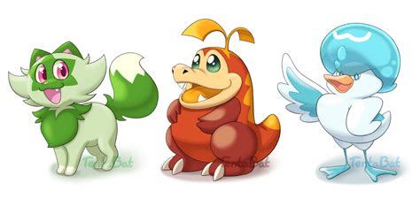 Pokemon Gen Starters By HeroineMarielys On DeviantArt, 41% OFF