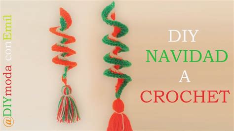 Adorno De Navidad Espiral A Crochet Paso A Paso Youtube